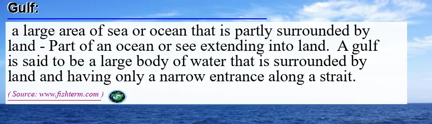 Image: Definition of gulf