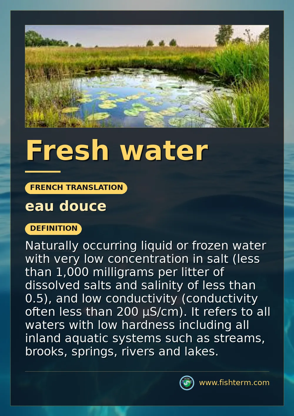 fresh water