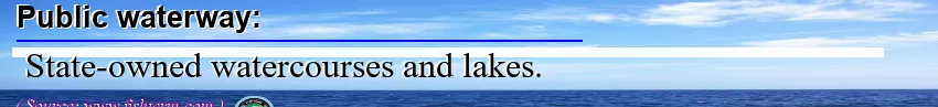 Image: Definition of public waterway
