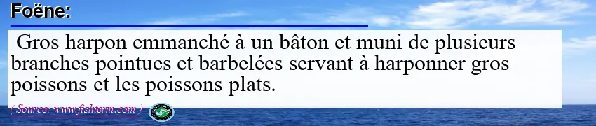 Image: Definition of foëne