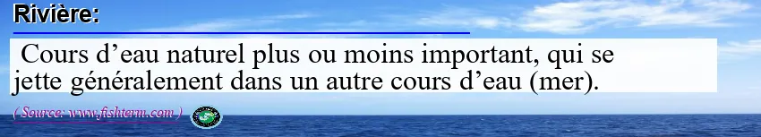 Image: Definition of rivière  Image: Definition of rivière