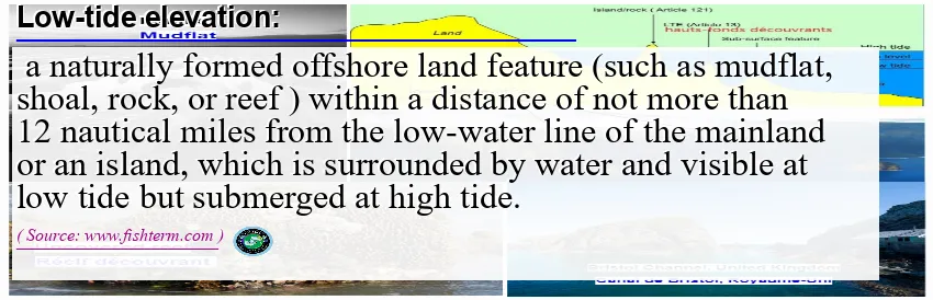 Image: Definition of low-tide elevation