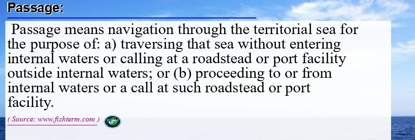 Image: Definition of passage