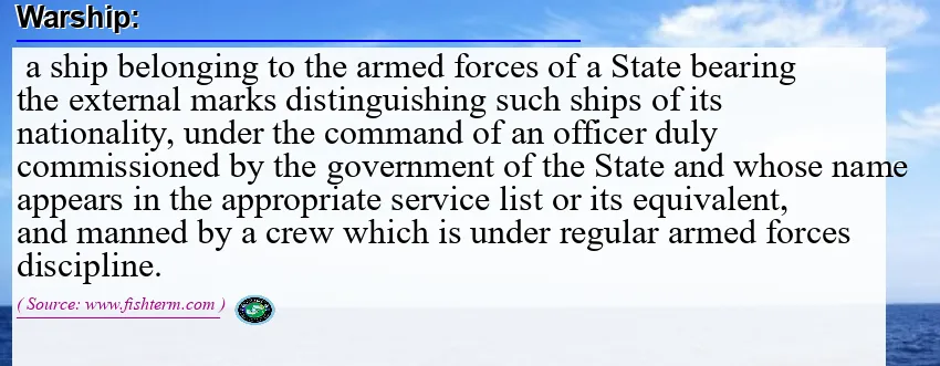 Image: Definition of warship