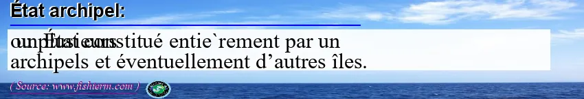 Image: Definition of état archipel