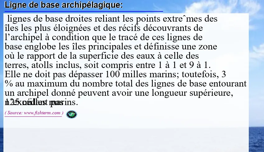 Image: Definition of ligne de base archipélagique