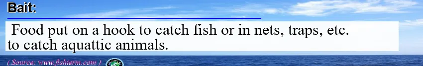 Image: Definition of bait