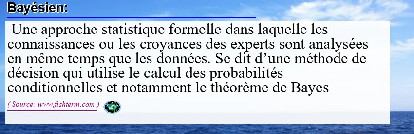 Image: Definition of bayésien