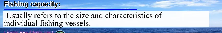Fishing capacity
