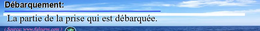 Image: Definition of débarquement
