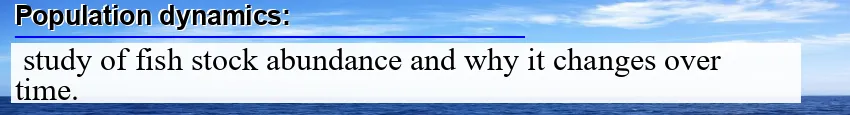 Image: Definition of population dynamics Image: Definition of population dynamics