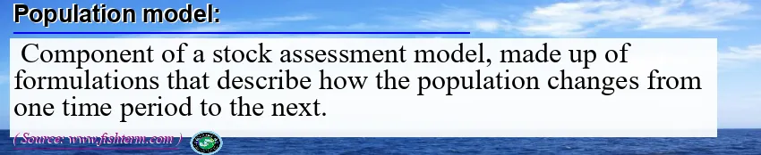 Image: Definition of population model