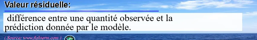 Image: Definition of valeur résiduelle