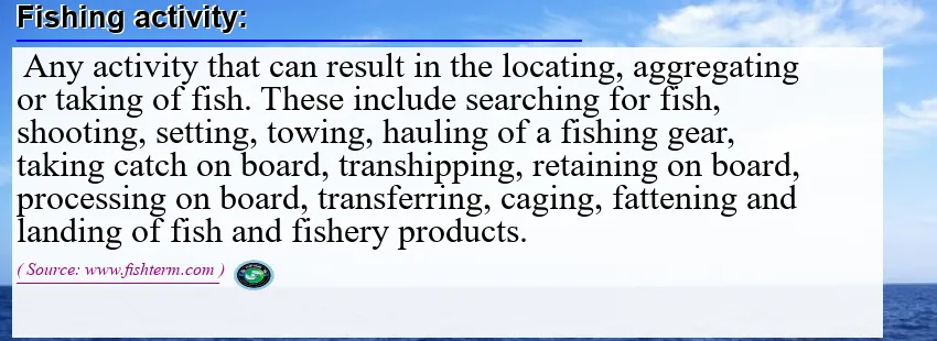 Image: Definition of fishing activity