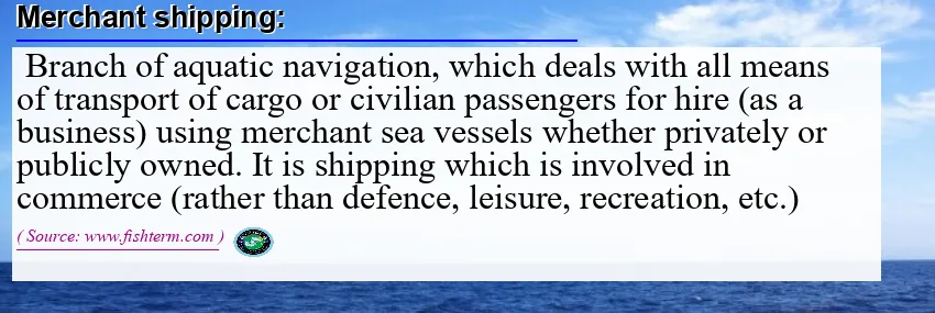Image: Definition of merchant shipping  Image: Definition of merchant shipping