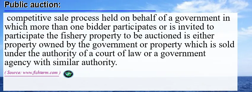 Image: Definition of public auction