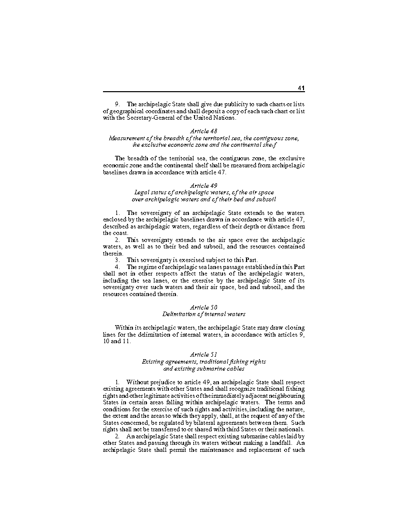 UNCLOS_en_Page35 - aticles 47, 48, 49, 50 & 51 