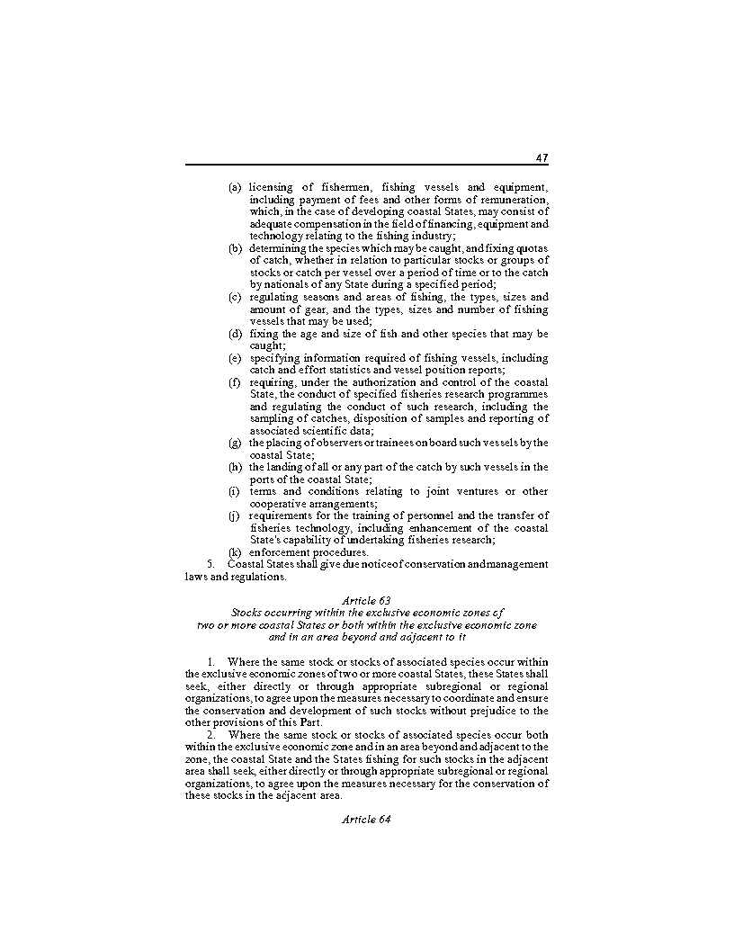 UNCLOS_en_Page41 - aticles 62 & 63 