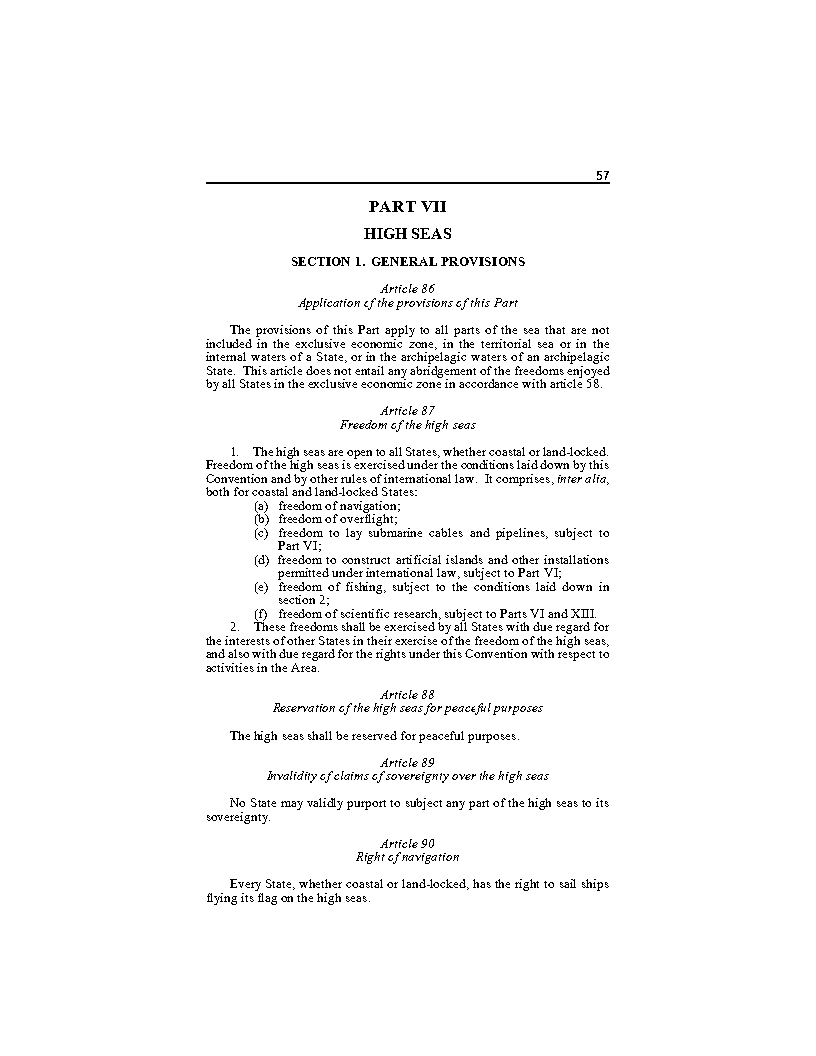 UNCLOS_en_Page51 - aticles 86, 87, 88, 89 & 90 