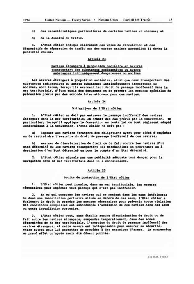 UNCLOS_fr_Page11 - aticles  & 25 
