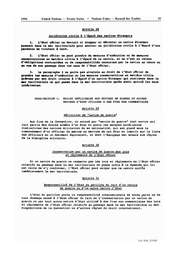 UNCLOS_fr_Page13 - aticles 28, 29, 30 & 31 
