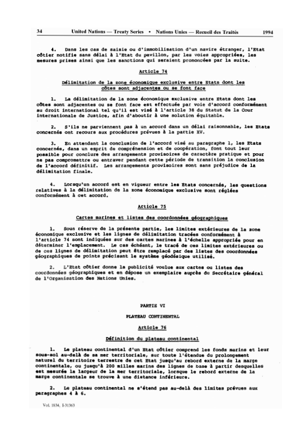 UNCLOS_fr_Page32 - aticles 73, 74, 75 & 76 